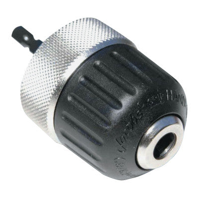 Keyless Chuck with Hex Bit Adapter, 3/8 in, 1/4 in Mounting