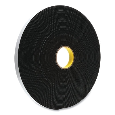 3M VINYL FOAM TAPE 4508BLACK 1 IN X 36 YD