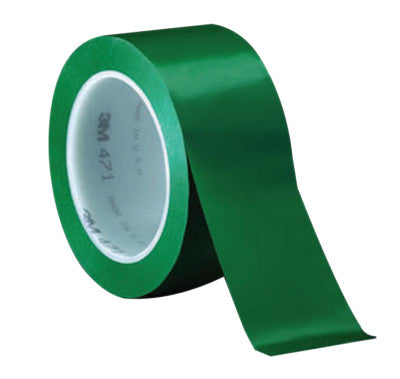 Vinyl Tape 471, Green, 4.35 in x 2 in