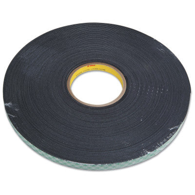 Double Coated Urethane Foam Tapes 4056, 3/4 in X 36 yd, 62 mil, Black