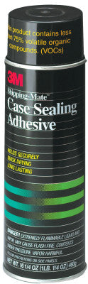 Shipping-Mate Case Sealing Adhesives, 24 oz, Aerosol Can, Translucent