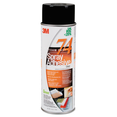 FoamFast 74 Spray Adhesive, 16.9 oz, Aerosol Can, Orange