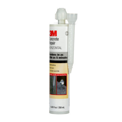 600 Self-Leveling Concrete Repair, 8.4 oz Cartridge, Black; Yellow