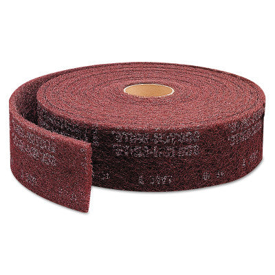 Scotch-Brite Clean and Finish Roll Pads, Very Fine, Maroon