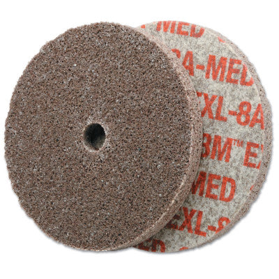 Scotch-Brite EXL Unitized Deburring Wheel, 6X1/2X5/8, Fine, Silicon Carbide