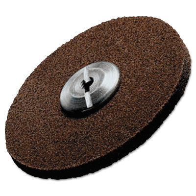 Scotch-Brite Roloc TR EXL Unitized Wheel, 3 in, 6A, Medium, Aluminum Oxide