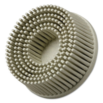 Scotch-Brite Roloc Bristle Discs, 3 in, 120, 15,000 rpm, White