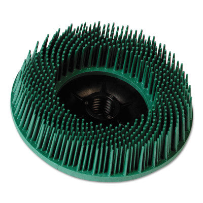 Scotch-Brite Radial Bristle Brush, 6 in D x 1/2 in W, 10,000 rpm, Grit 50