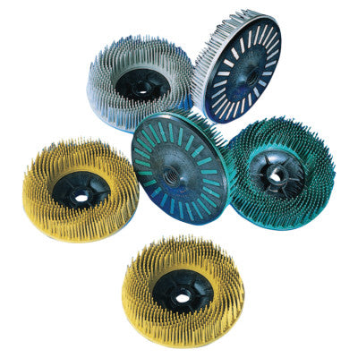 Scotch-Brite Bristle Discs, 4 1/2 in, 50, 12,000 rpm, Green