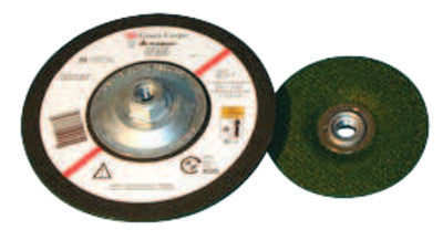 Flexible Grinding Wheel, Quick Change, 4 1/2 in Dia, 1/8 in Thick, 36 Grit