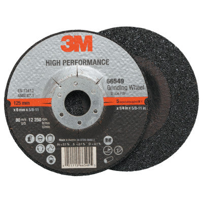 Cut-off Wheel Abrasives, 36 Grit, 12,250 rpm