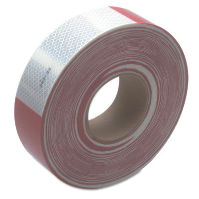 Diamond Grade Conspicuity Marking Roll, 2 in X 150 ft, Red/White