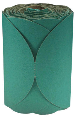 Stikit Disc Rolls 246U, Aluminum Oxide, 6 in Dia., 80 Grit