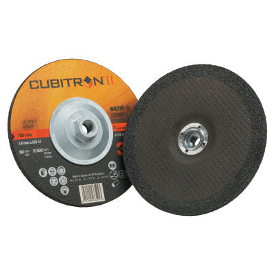 Cubitron II Depressed Center Grinding Wheel/7 1/2";1/4" Thick/7/8", 5/8-11 Arbor