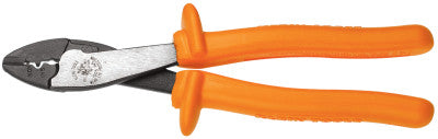 Insulated Crimping/Cutting Tools, 9 3/4 in, 10-22 AWG, Orange