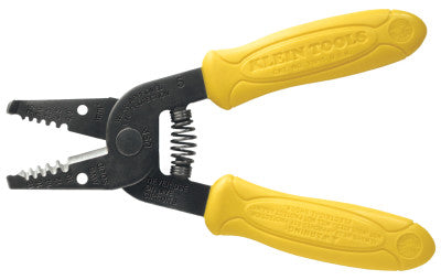 Wire Strippers, 6 1/4 in, 10-18 AWG Solid, Yellow