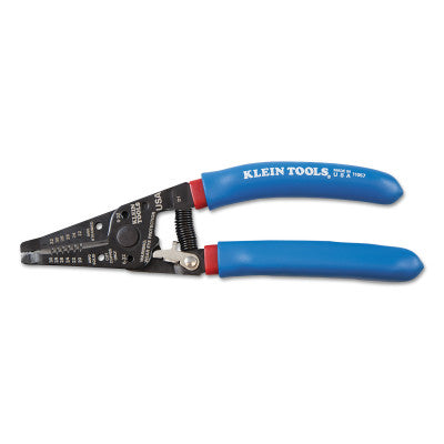 Kurve Wire Strippers/Cutters, 20-30 AWG Solid; 22-32 AWG Stranded, Blue/Red