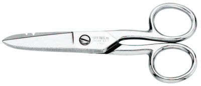 Electrician's Scissors, 5 1/4 in, Silver