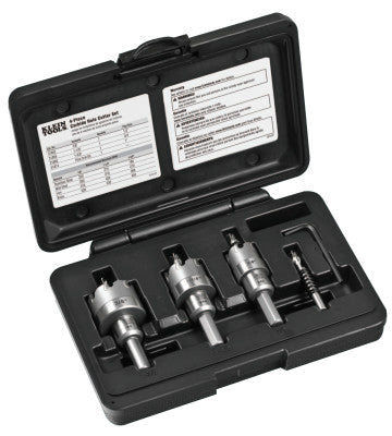 4-Piece Carbide Hole Cutter Sets, 7/8 in-1 3/8 in Cut Diam.