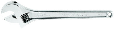 Adjustable Wrenches, 4 in Long, 1/2 in Opening, Chrome