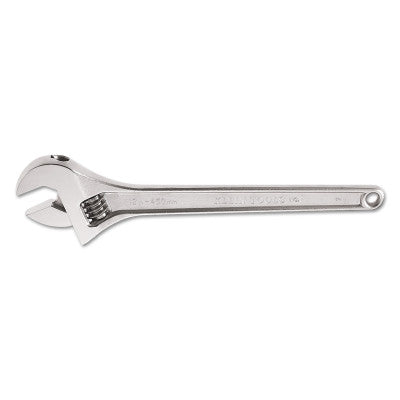 Adjustable Wrenches, 24 in Long, 2 1/2 in Opening, Chrome