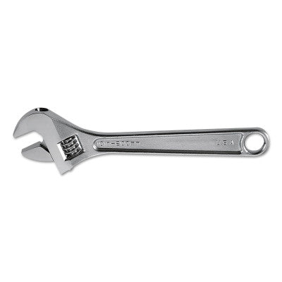 Extra Capacity Adjustable Wrenches, 10in Long, 1 5/16 in Opening, Chrome, I-Beam