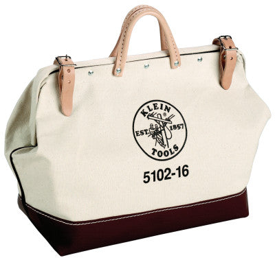 No. 8 Canvas Tool Bags, 1 Compartment, 16 X 6 in