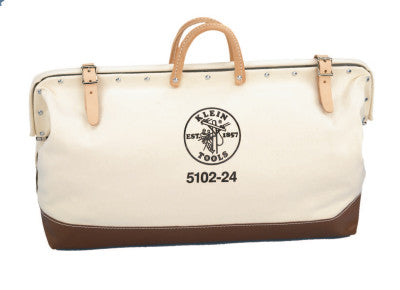 No. 8 Canvas Tool Bags, 1 Compartment, 20 X 6 in