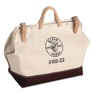 No. 8 Canvas Tool Bags, 1 Compartment, 22 X 6 in