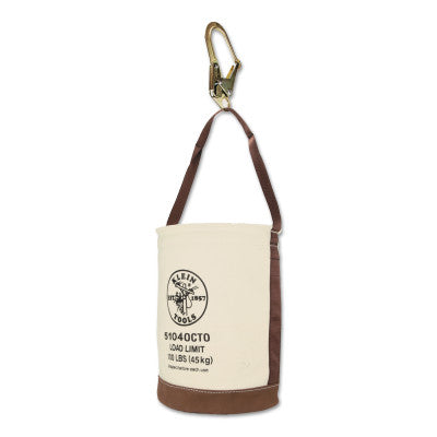 Leather Bottom Buckets with Connections, 2 Compartments