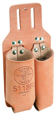 Pliers and Rule Holders, 2 Compartments, Leather, Belt Slot