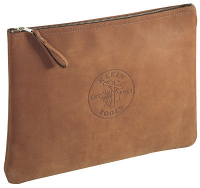 Contractor's Leather Portfolios, 1 Compartment, 17 in X 12 in