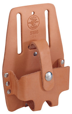 Tape-Rule Holders, 1 Compartment, Tan, Holds Large Tape Rule, Leather