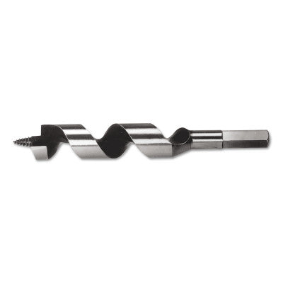 Power Ship-Auger Drill Bit w/Screw Points, 1 1/8 in X 6 in