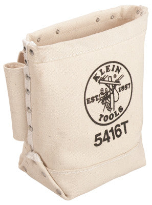 Bull-Pin and Bolt Bags, 3 Compartments, 10 in X 5 in, Canvas