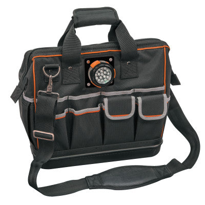 Tradesman Pro Organizer Lighted Tool Bags, 31 Compartments, 14 in X 8 in