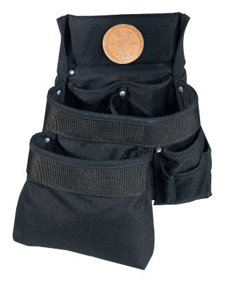 PowerLine Tool Pouches, 8 Compartments, Black, Cordura Fabric
