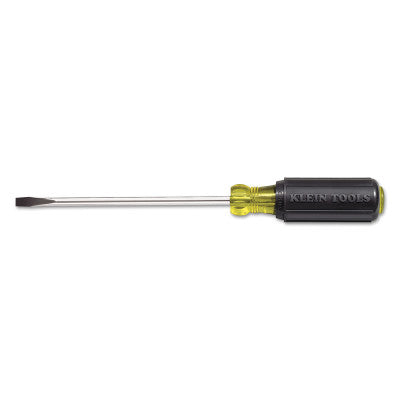 Heavy-Duty Slotted Cabinet-Tip Cushion-Grip Screwdrivers, 1/4 in, 12 11/32 in L