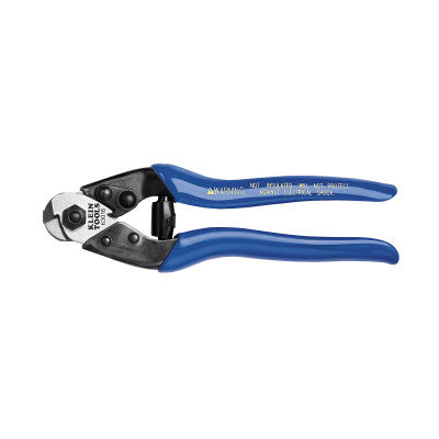 Heavy-Duty Cable Shears, Steel, 7 1/2 in, Blue