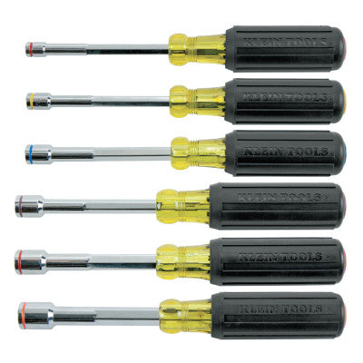 6-Piece Heavy-Duty Nut Driver Set, Magnetic, Inch