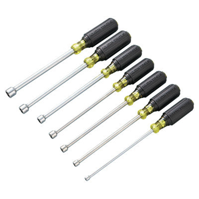 7 Pc Cushion-Grip Nut Driver Sets, 3/16"; 1/4"; 5/16"; 11/32"; 3/8"; 7/16"; 1/2"