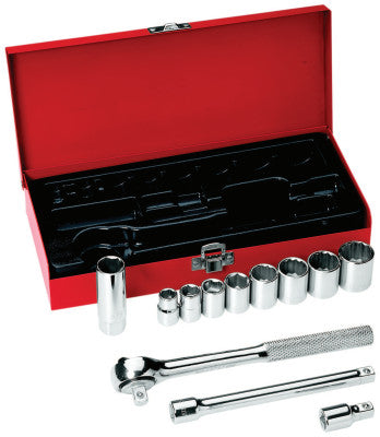 12 Piece Socket Sets, 3/8 in