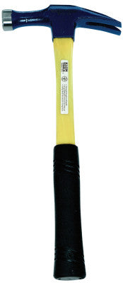 Electrician's Straight Claw Hammer, Forged Steel, Fiberglass Handle, 15 in, 2 lb
