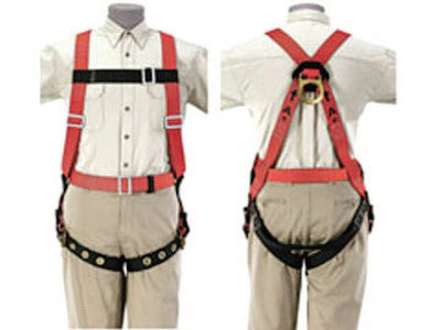 Full-Body Fall-Arrest Harness, D-Ring, 2X-Large