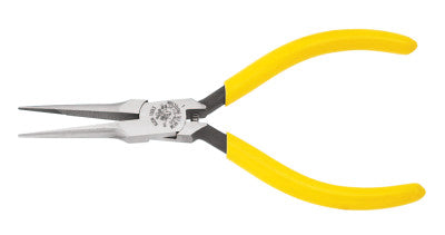 Long Needle Nose Pliers, Straight, Alloy Steel, 5 13/32 in