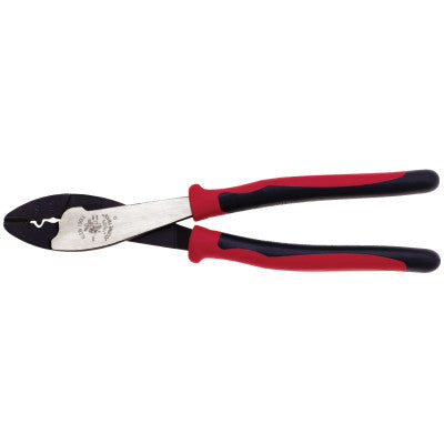 Crimping/Cutting Tools, 9 3/4 in, 10-22 AWG, Red; Black