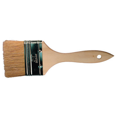 Chip Brushes,  3/8 in Thick, 2 in Trim, Wood Handle