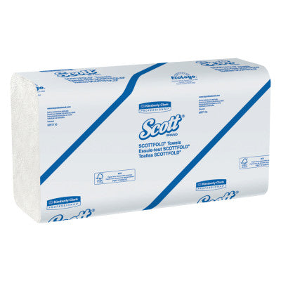 Scott Towels, Scottfold M, 9 2/5 x 12 2/5, White, 175/Pack