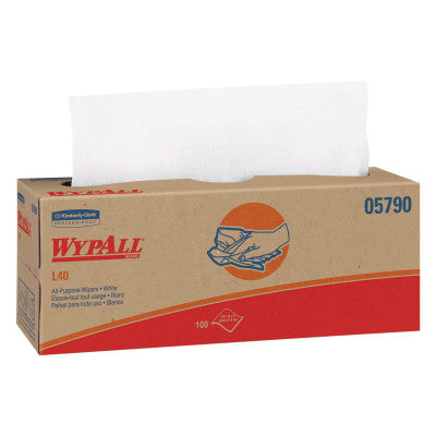 WypAll L40 Wipers, Pop-Up Box, White