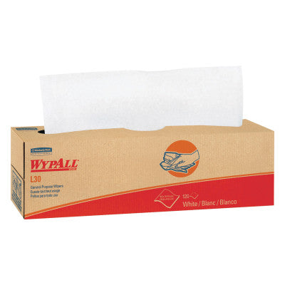 WypAll L30 Wipers, Pop-Up Box, White